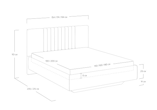 Кровать Arizona